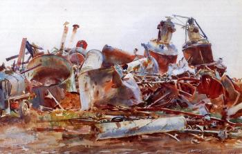 John Singer Sargent : The Wrecked Sugar Refinery